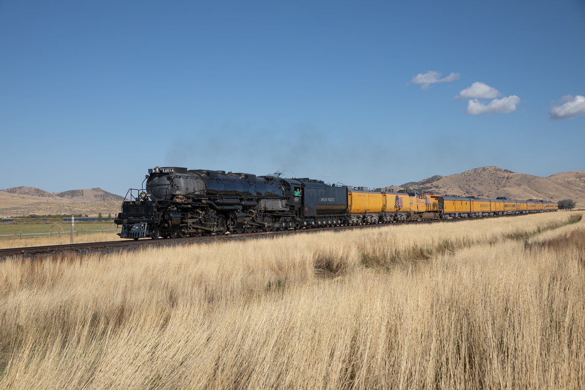 Union Pacific 4014 Mona Utah Milepost 720p75