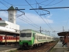 Nahverkehrszug im Bahnhof Casablanca, Marokko