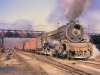 WG class 2-8-2 leaving the yard a Delhi on 10 February 1968.