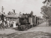 Trains passing at a wayside station on the Howrah-Amta Railway, 12 Februay 1968