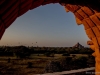 Ballone über den Pagoden von Bagan