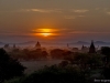 Sonnenuntergang über den Pagoden