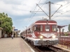 Der Quadratschädel 624 506 ist unter seiner neuen Fahrzeugnummer 76-2406 an der Spitze mit 59-2403 und 76-2405  in Buzău fertig zur Abfahrt nach Bukarest. Foto: Thomas Franke