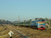 Moldawien: M62-1060 mit Zug 642 (Chişinau - Odessa) bei der Ausfahrt aus Bulboaca; 18. Oktober 2011.