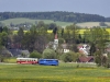 Südböhmen 12: Die alte und die neue Dorfkirche des kleinen Weilers Alber werde