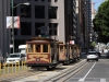 Szenen der Cable Cars in San Francisco