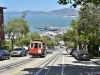 Szenen der Cable Cars in San Francisco