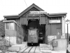 Triebwagen 1 der Zahnradbahn Genua in der Bergstation, 5.1.2013