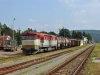 Im Ã¤uÃersten Osten der Slowakei, in Medzilaborce, war am 23. Juli 2010 die 751 073 mit dem Verschub einiger GÃ¼terwagen beschÃ¤ftigt. - Foto: M. Rabanser