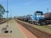 Zwischen dem slowakischen Lenartovce und dem ungarischen Bánréve wird heute nur mehr Güterverkehr abgewickelt. Am 27. April 2012 hat die slowakische 736 009 ihre Fracht gerade nach Ungarn gebracht und wartet auf weitere Anweisungen des Fahrdienstleiters von Bánréve. - Foto: M. Rabanser