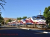 F40: Schub in Doppeltraktion: Den letzten Zug des Tages von San Jose nach Stockton brachten am 24. August 2011 mit vereinten Kräften die F40PH-3C 3105 und 3101 der ACE über den Berg, aufgenommen bei der Einfahrt in den Bahnhof Fremont.