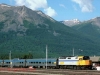 F40: Im Bahnhof von Jasper/BC wird gerade am 13. Juli 1994 der Reisezug nach Prince Rupert bereitgestellt, welchen die F40PH-2D 6438 über die 1.160 km lange Strecke ziehen wird.