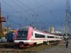 Vor einer drohenden Gewitterkulisse (es blieb nicht nur bei der Drohung) wird im Hauptbahnhof von Tiflis GRT-002 als abendlicher Zug 873 nach Poti bereitgestellt.