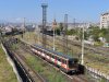 Über einige Kilometer fährt die Metro Yerevan oberirdisch, so auch im Bereich des Hauptbahnhofes. Eine Doppelgarnitur konnte am 19. September 2019 in diesem Bereich fotografiert werden.