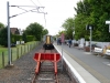 Der Bahnhof von North Berwick besteht nur noch aus einem Stumpfgleis, an dem die Triebwagen der Class 380 wenden