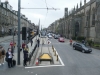 Endstation der Straßenbahn am York Place in Edinburgh