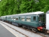 Der Akkutriebwagen BEMU 79999 bei der "Royal Deeside Railway" in Milton of Crathes