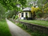 der kleine Bahnhof Cambus o´May an der alten Deeside-Strecke