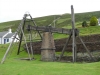 die "Wanlockhead Beam Engine": links war die Pumpe, rechts der Wasserkasten