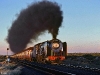 6-2712s2, Beaconsfield South, 3537 cl 25NC on 202-up, the southbound Transkaroo, December 1979 red b