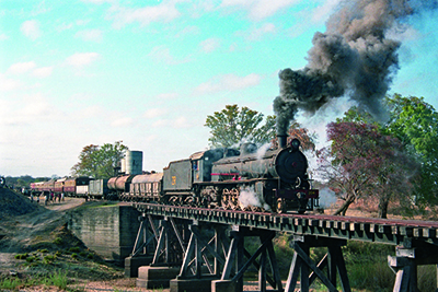 The last Steam Train to Mulobez