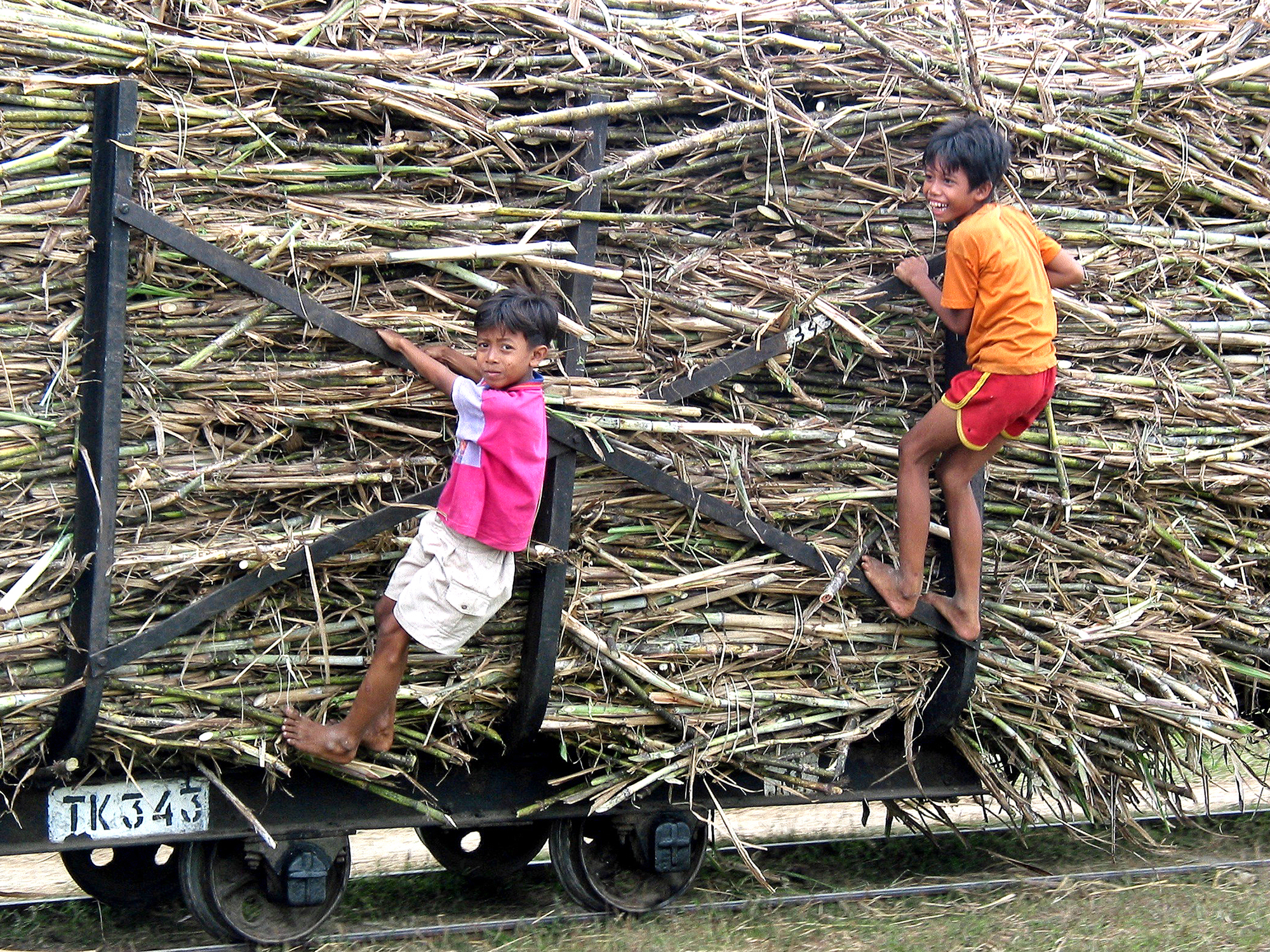Surfen auf der Zuckerbahn in Indonesien