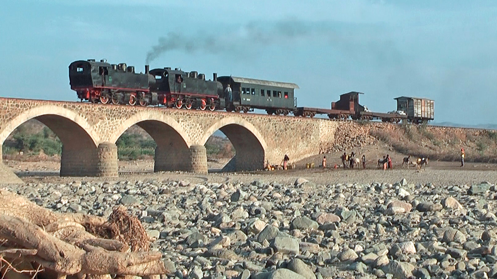 Die Eisenbahn in Eritrea zur Hafenstadt Massawa