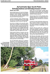 Fern-Express: Artikel "Auf schmaler Spur durch Polen"